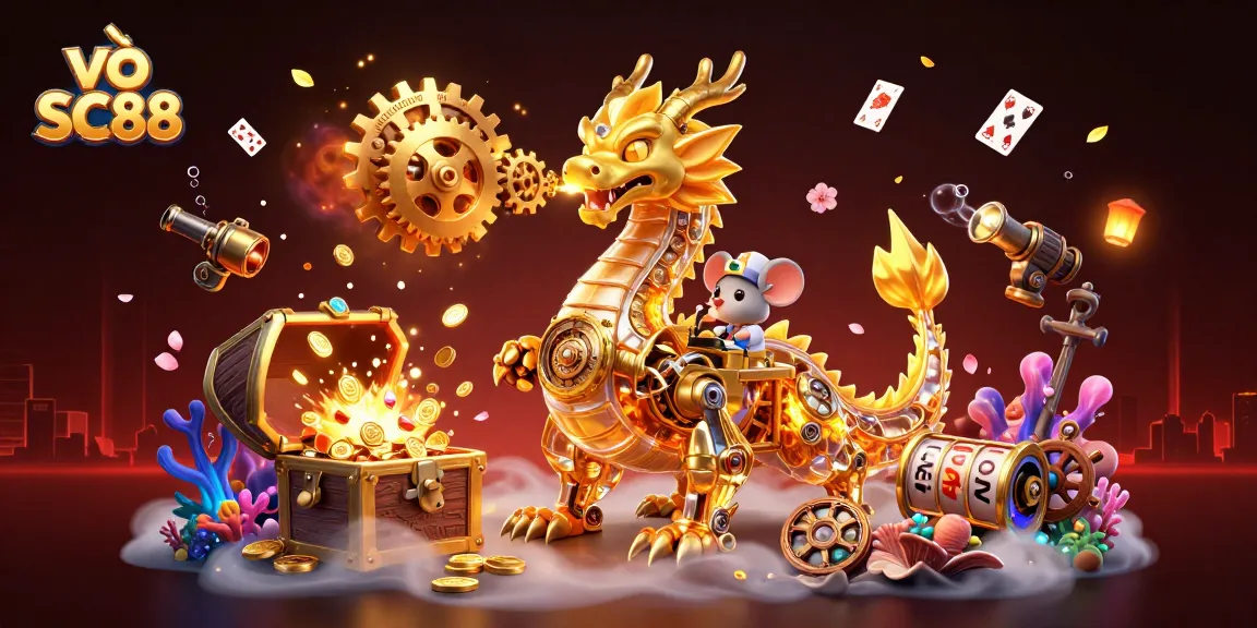 Engage in exciting gameplay at vào SC88, featuring a golden dragon and dazzling games.