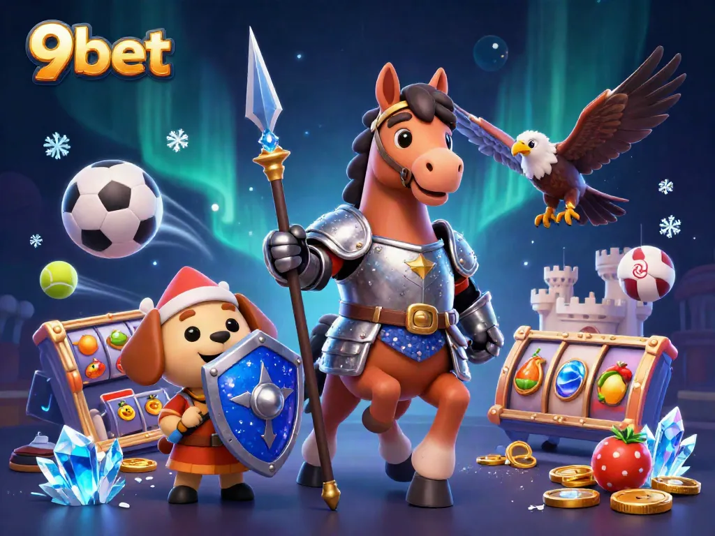 Experience thrilling wins at 9bet with medieval knights, jackpot reels, and dynamic gaming elements.
