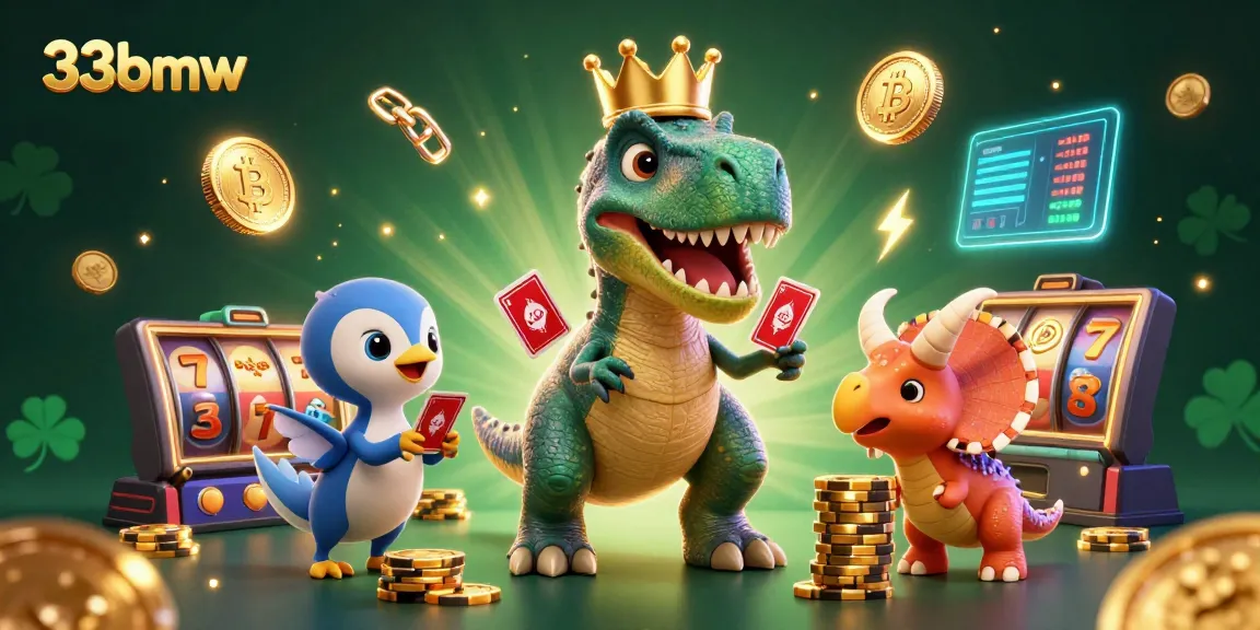 Play card games with a fun dinosaur theme on 33bmw's exciting online platform.