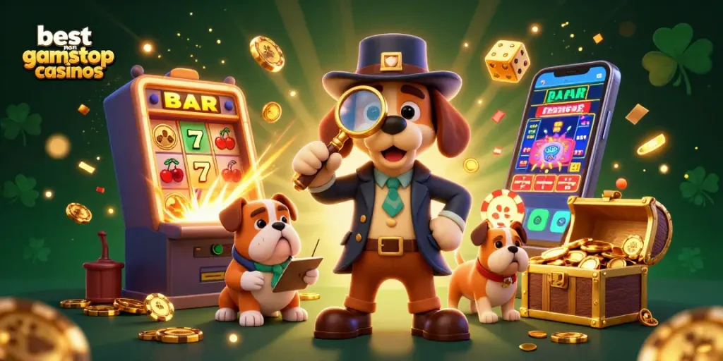 Engage with the best non gamstop casinos in an enchanting 3D adventure featuring vibrant casino elements.