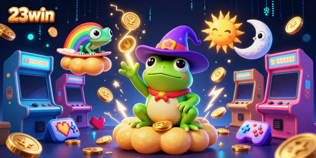 Experience the excitement of slots and jackpots with 23win's vibrant and dynamic gaming scene.