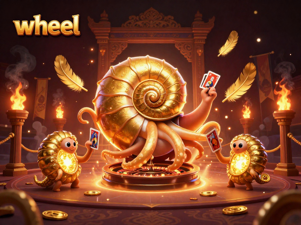 Spin the wheel for excitement with a dazzling 3D nautilus roulette theme.
