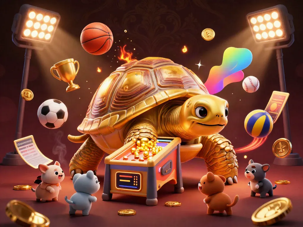 Experience exciting gameplay at hm88vc with golden tortoise pinball and vibrant casino elements.
