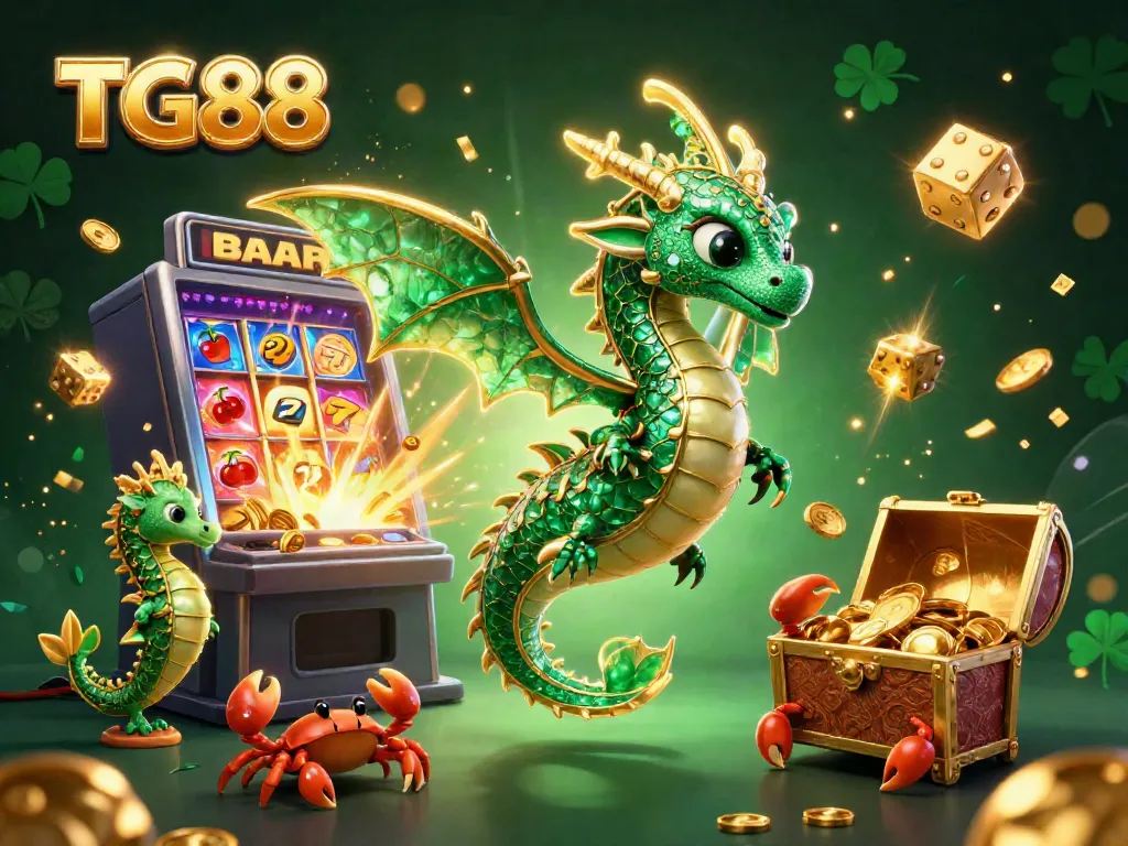 Experience the thrilling world of TG88 with vibrant casino action and dynamic elements.