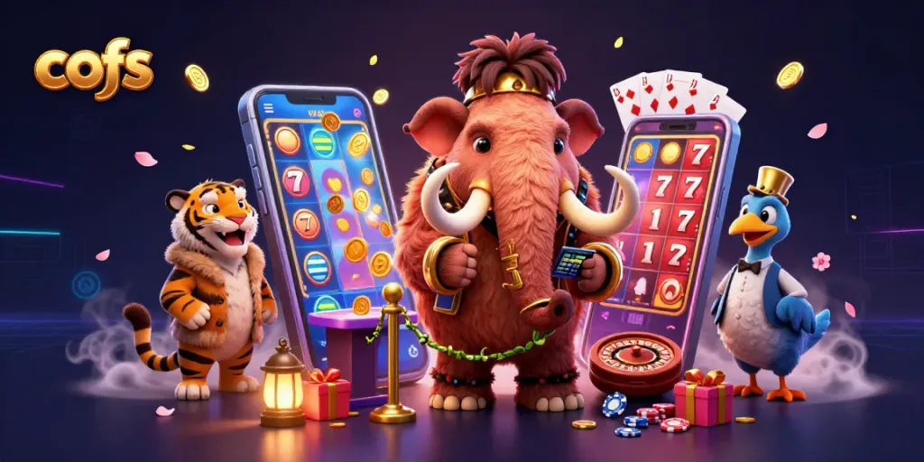 Experience exciting wins at cofs with vibrant casino characters and thrilling game elements.