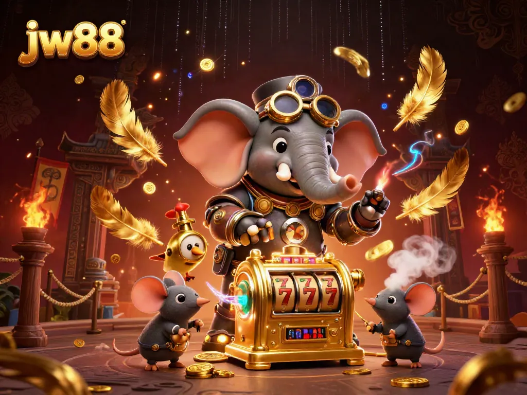 Engage with the exciting slot machine experience at jw88 featuring steampunk elements and dynamic visuals.