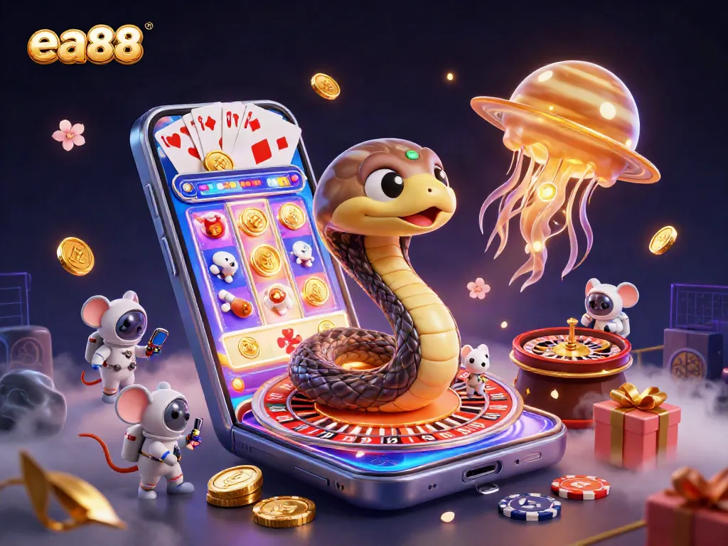 ea88 trải nghiệm cá cược trong không gian với rồng quanh hành tinh và trò chơi slot hấp dẫn.