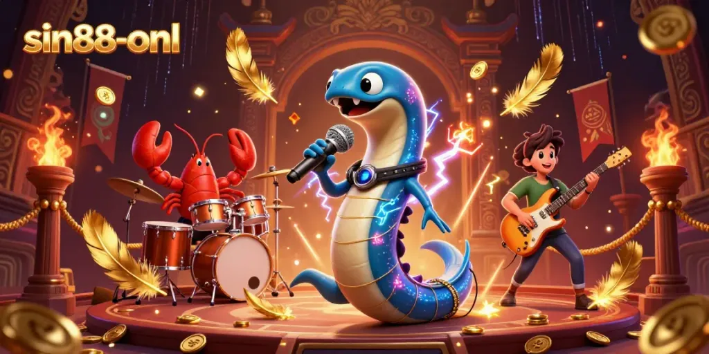 Experience winning excitement at sin88-onl with vibrant underwater casino scenes featuring dynamic sea creature performers.