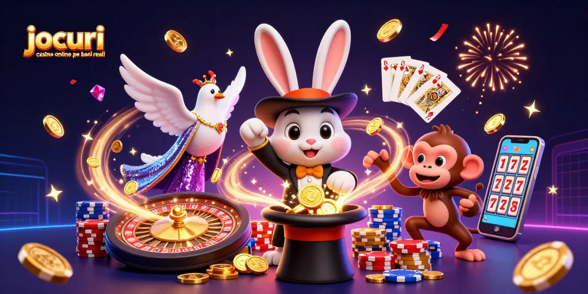 Joacă jocuri casino online pe bani reali și câștigă premii fabuloase alături de personaje magice.