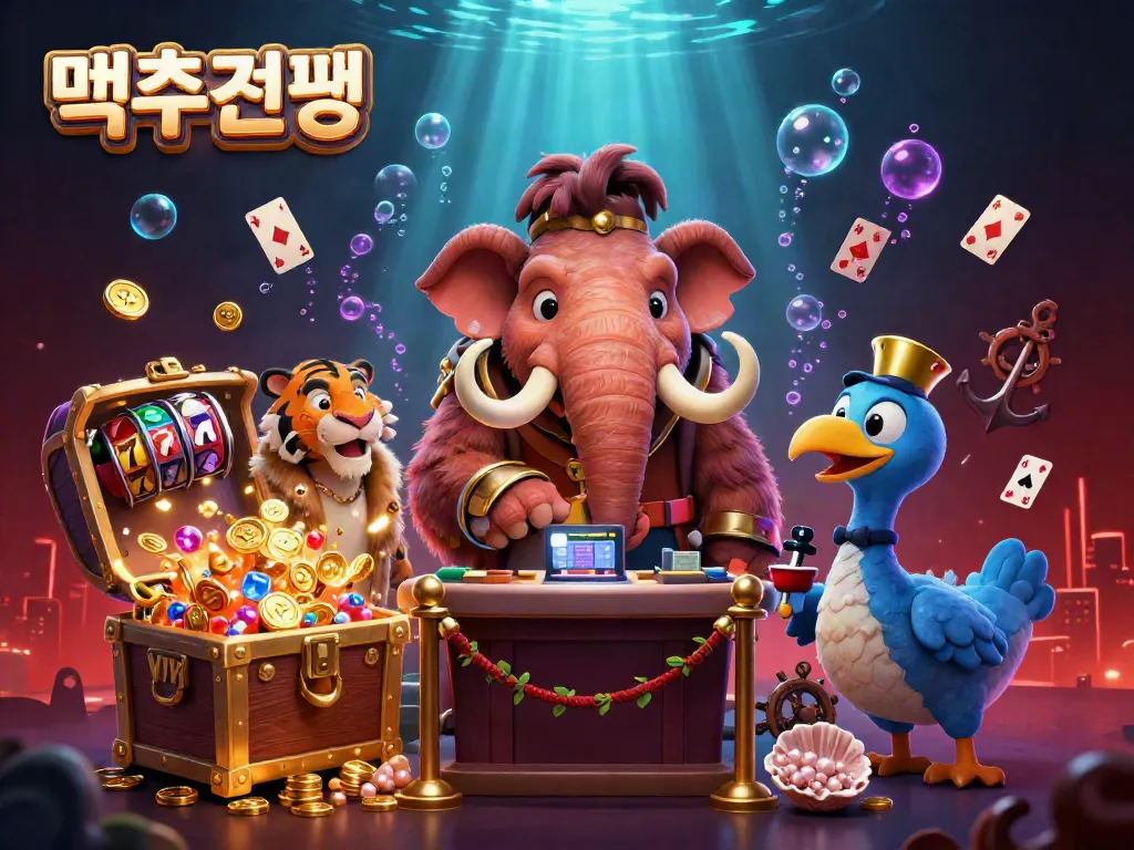 Engaging scene of 먹튀검증 with a mammoth bouncer checking IDs at a casino entrance amid floating slot reels and gold.