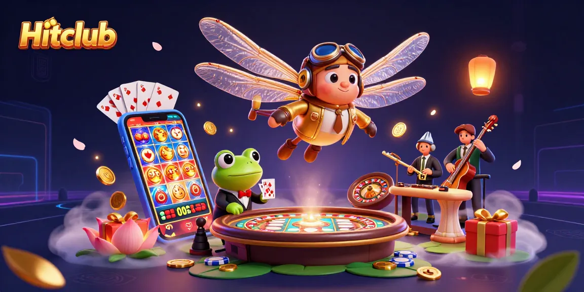 Experience thrilling gameplay at Hitclub with vibrant 3D casino elements in action.