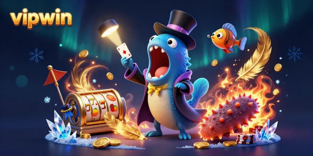 Experience the lively fun of vipwin casino games with captivating characters and dynamic elements.