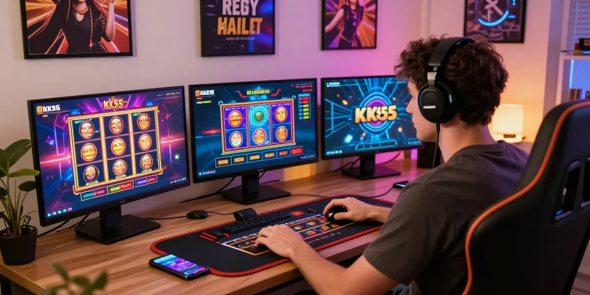 Engaging KK55 online gambling experience with live casino games and vibrant settings.