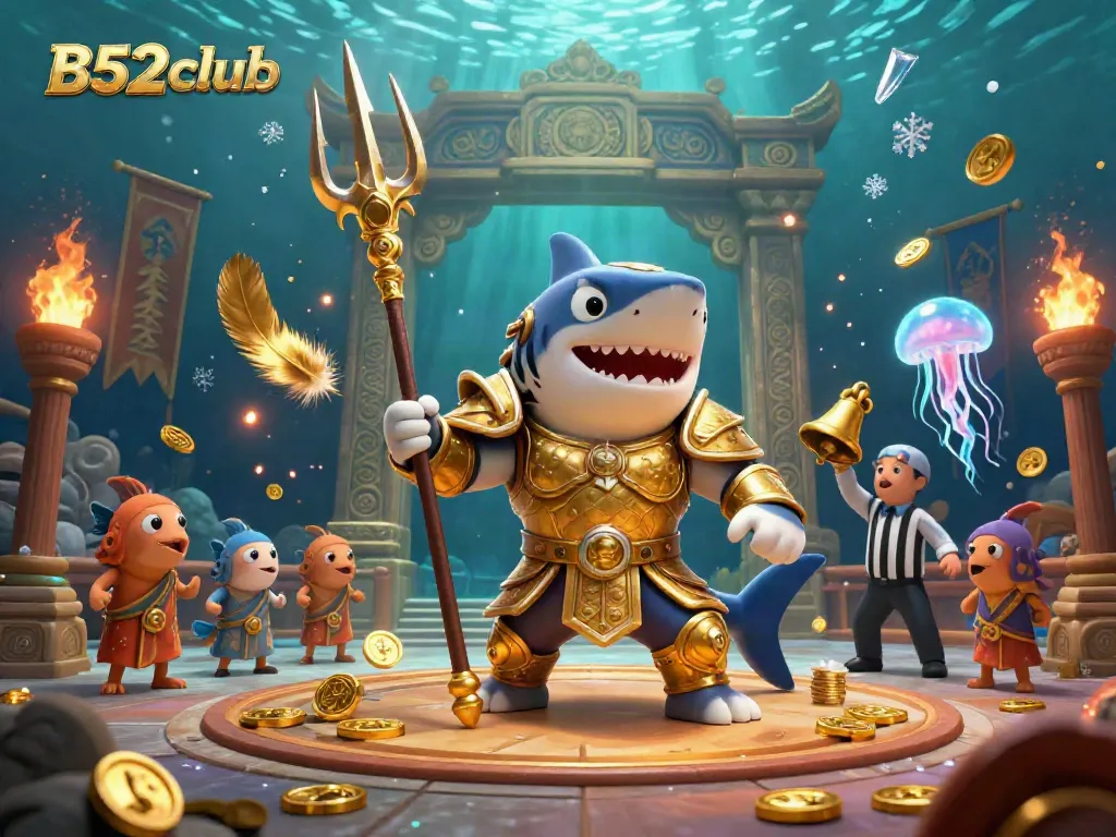 Experience dynamic gameplay at B52club with a vibrant underwater gambling atmosphere.