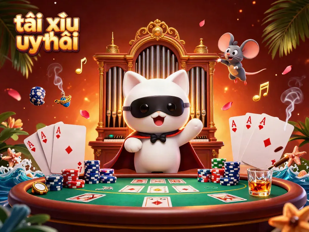 Experience the vibrant excitement of tài xỉu uy tín with animated casino elements and engaging characters.