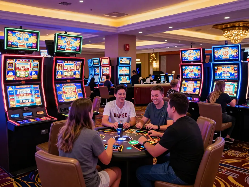 Best non gamstop casinos uk filled with players enjoying vibrant gaming atmosphere