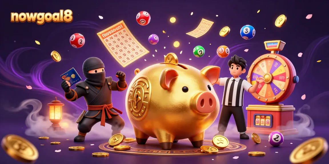 Experience thrilling action with nowgoal8 as a sumo piggy bank and ninja duel for casino jackpots.