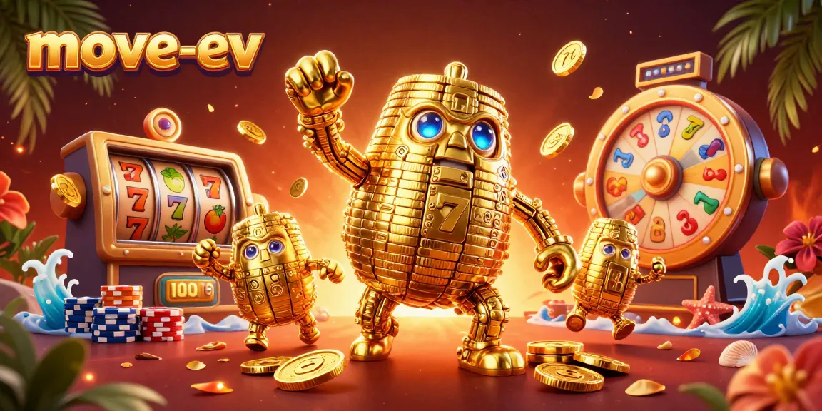 Spin to win with move-ev's thrilling golden golem and casino action!