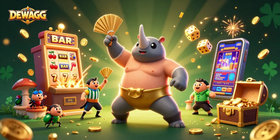 Experience DEWAGG thrilling slots with dynamic characters and jackpot excitement