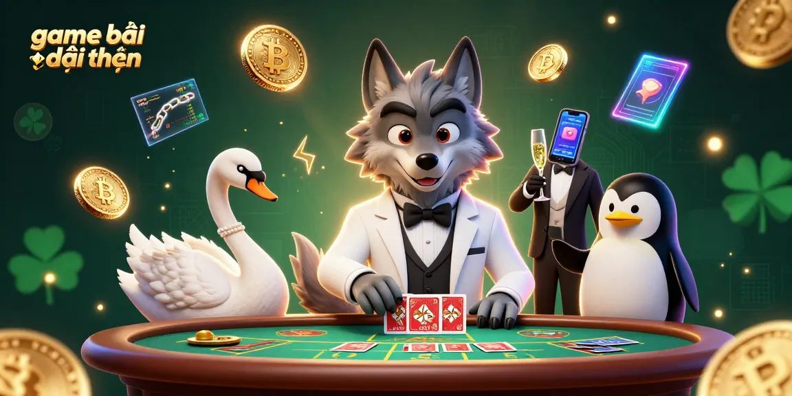 Experience thrilling game bài đổi thưởng with elegant characters in a vibrant casino scene.