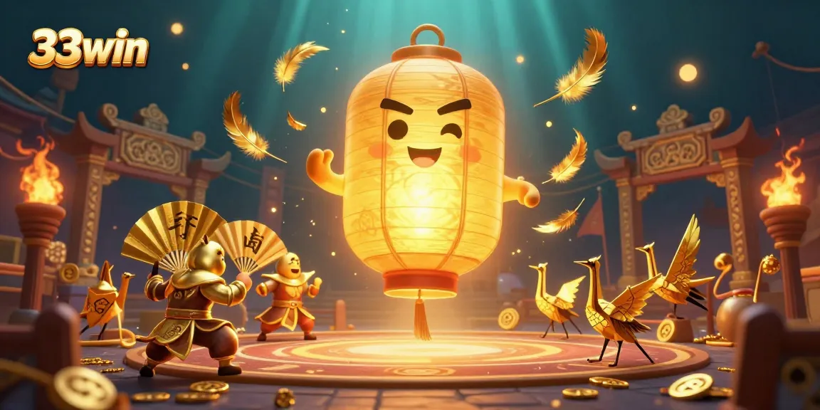 Experience the excitement of 33win with fiery spirits and dynamic casino elements in action.