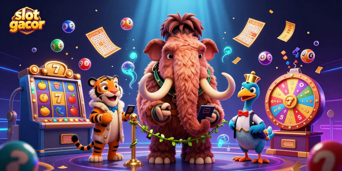 Experience the excitement of slot gacor with dynamic characters and vibrant casino elements.