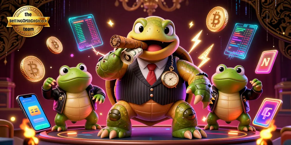 Engage with the BettingSitesNotOnGamStop.uk team, exploring lively 3D gambling action in a dynamic casino setting.