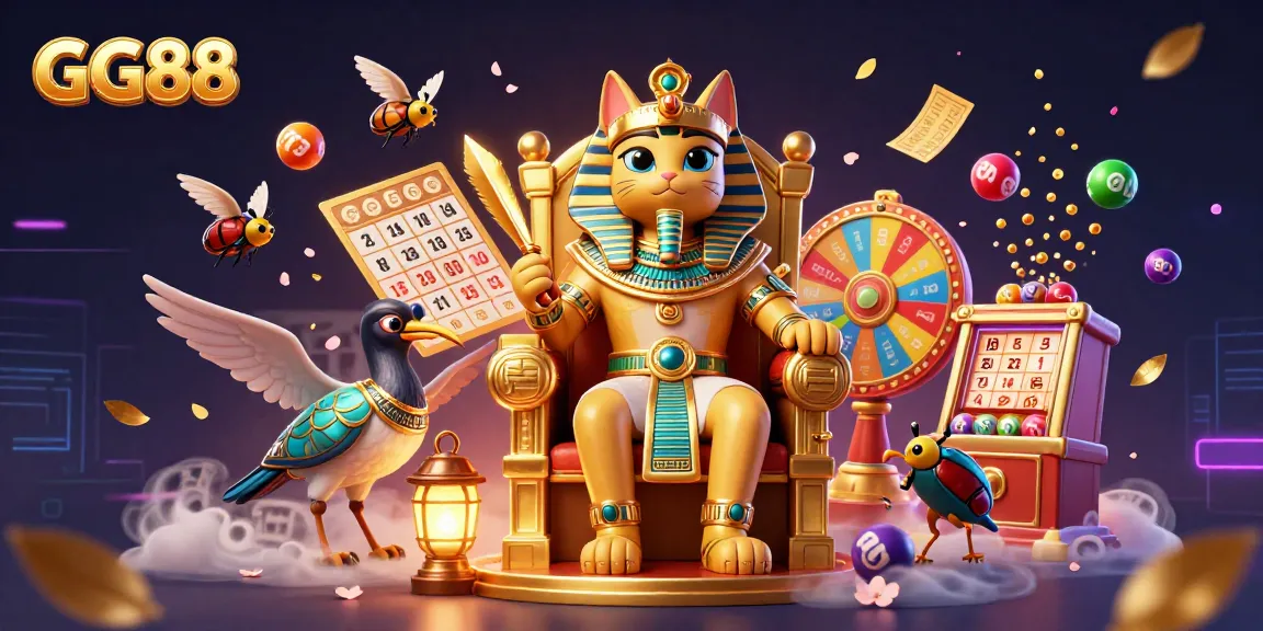 Participate in thrilling games at GG88 with exciting lottery elements and majestic symbols.