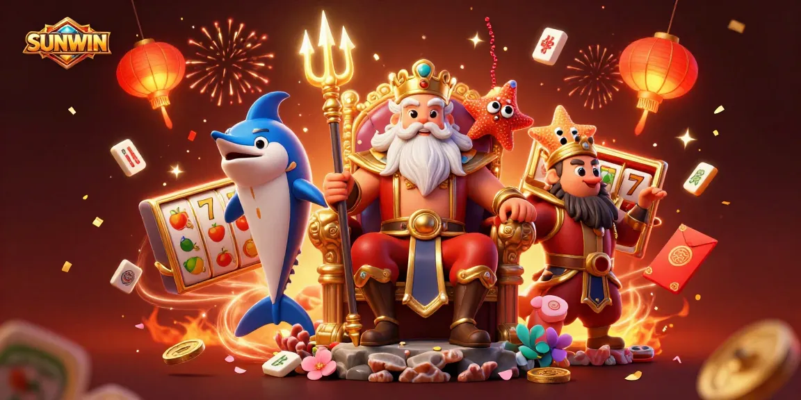 SUNWIN enhances your gaming experience with rich visuals and exciting slot elements in a dynamic scene.