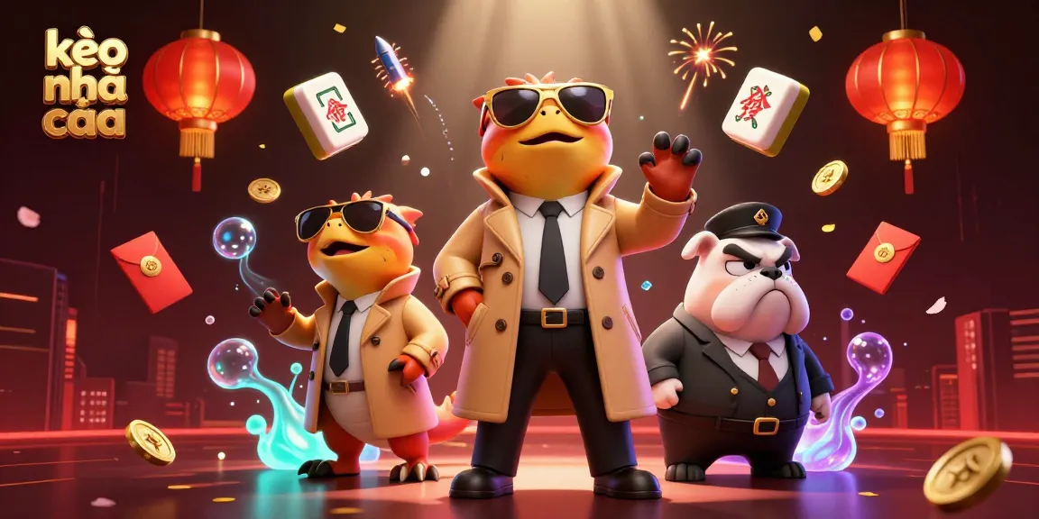 Experience thrilling kèo nhà cái bets in a lively scene with whimsical raptors at a casino.