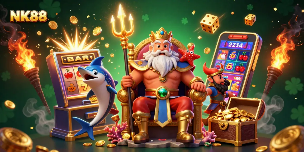 Experience winning excitement at NK88 with vibrant slot machines and treasure galore.