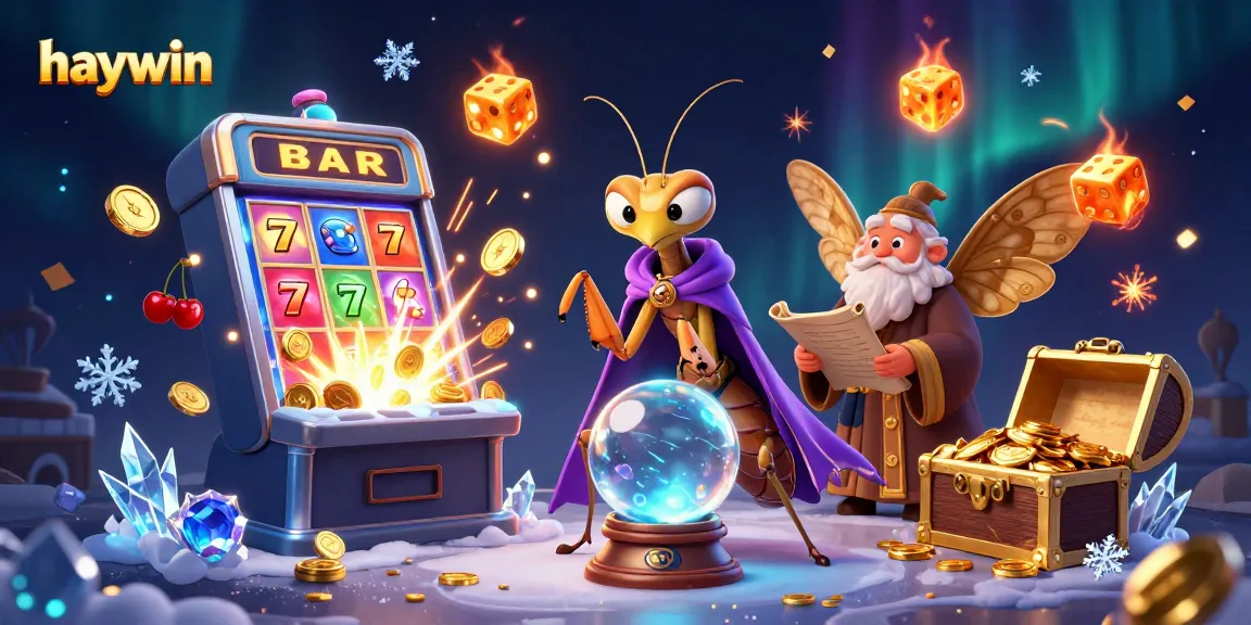Experience the rich world of Haywin online casino with vibrant slot machines and magical fortune tellers.