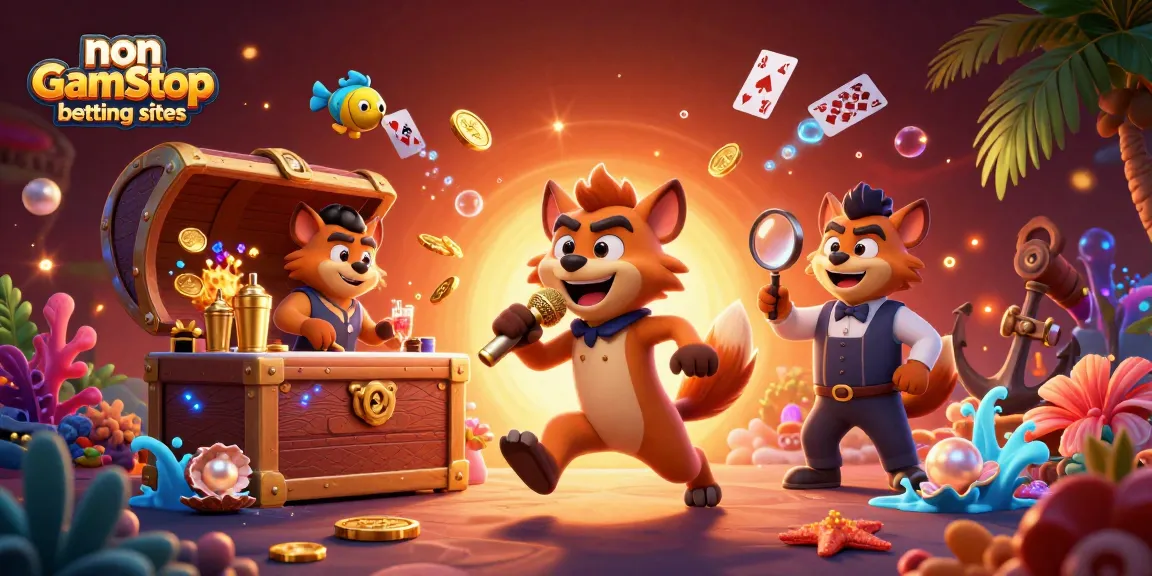Experience non GamStop betting sites in this lively scene of hyenas running a comedy casino club.