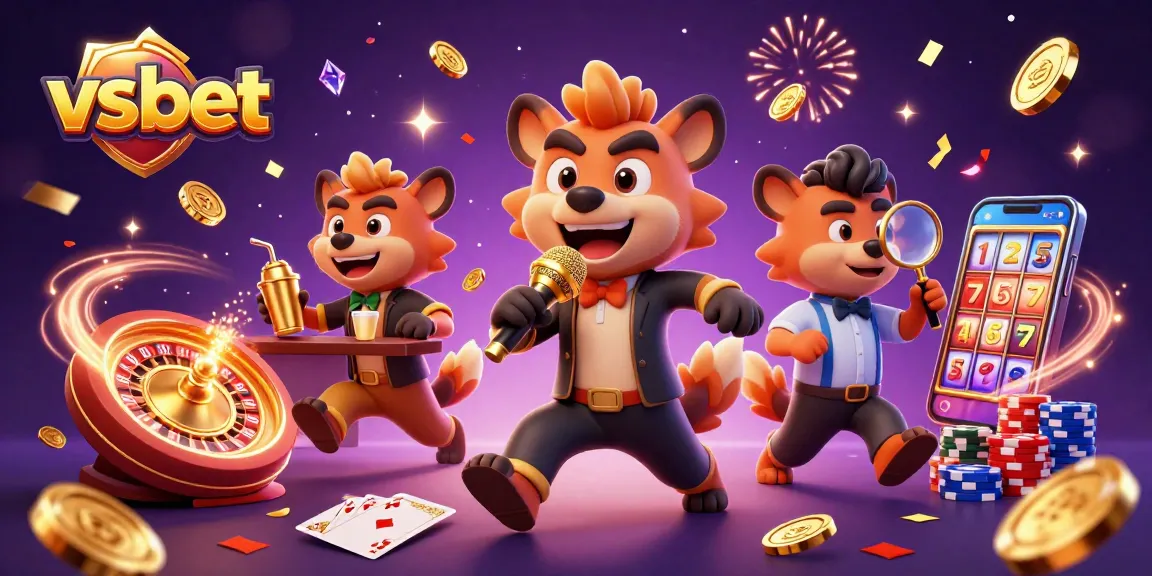 Join the fun at vsbet's dynamic casino club, where hyenas entertain while you win.